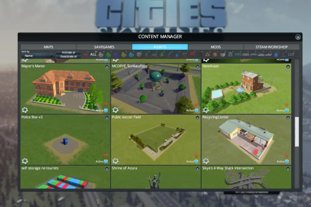 Improved Assets Panel