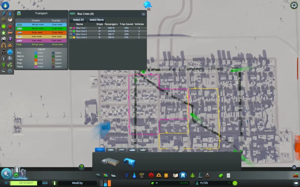 Extended Public Transport UI