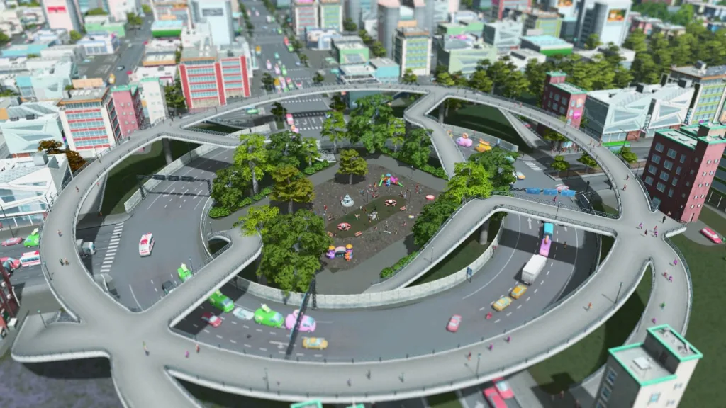 Elevated Pedestrian Roundabout