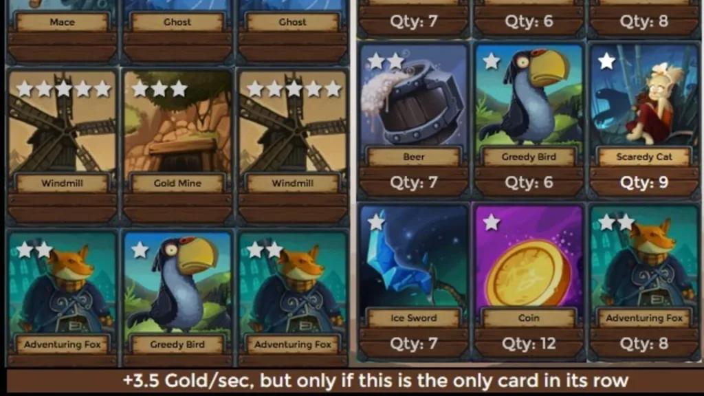 Creature Card Idle