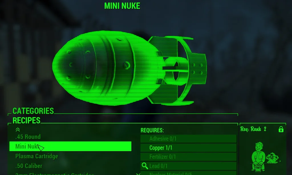 Craftable Ammunition