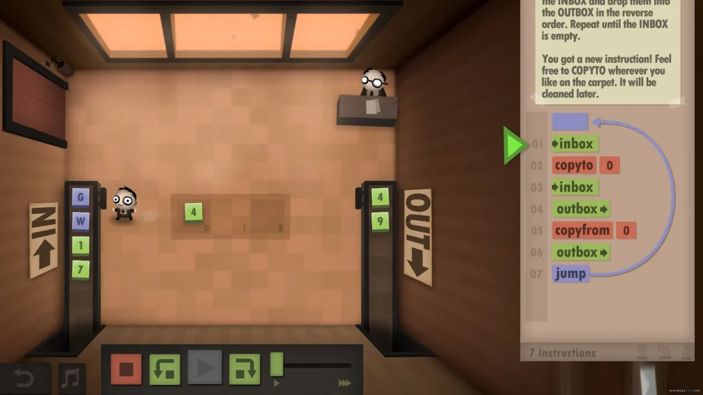 Обзор Human Resource Machine
