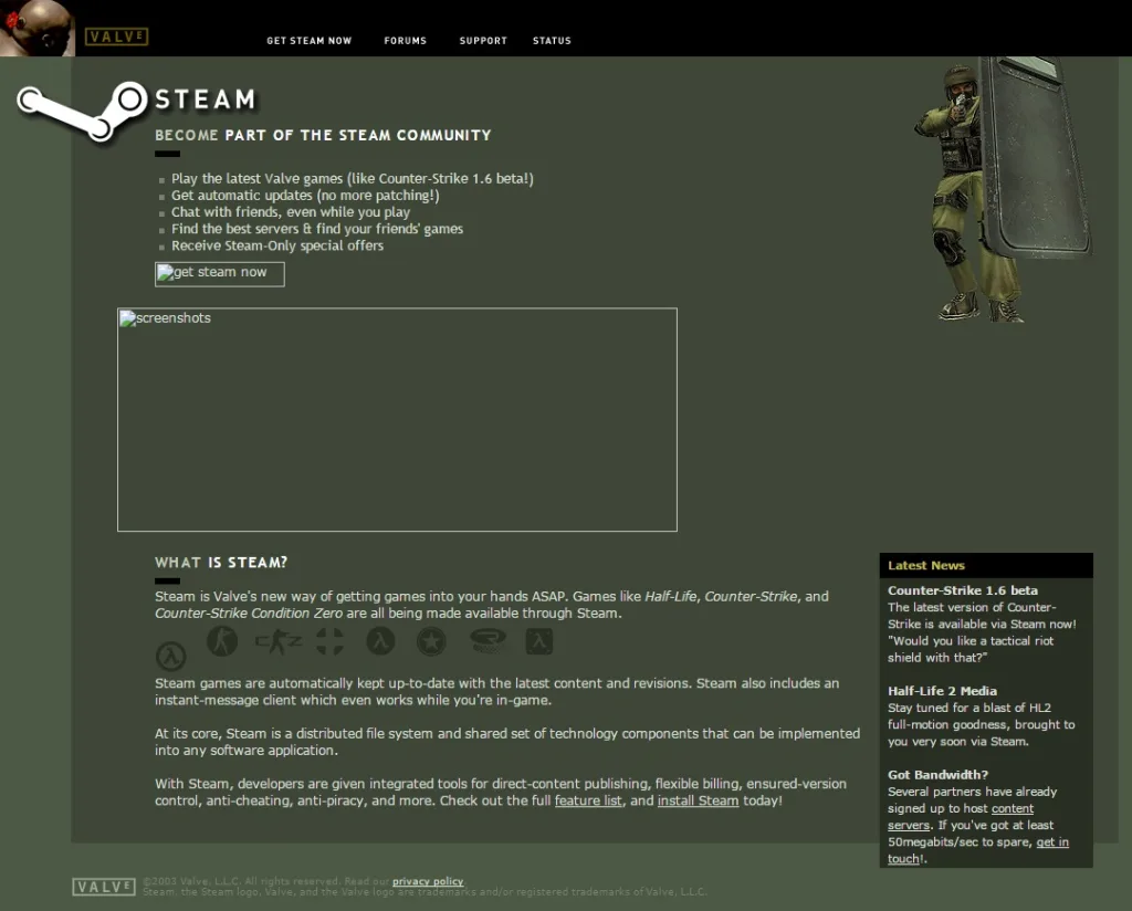 13-тилетняя эволюция Steam