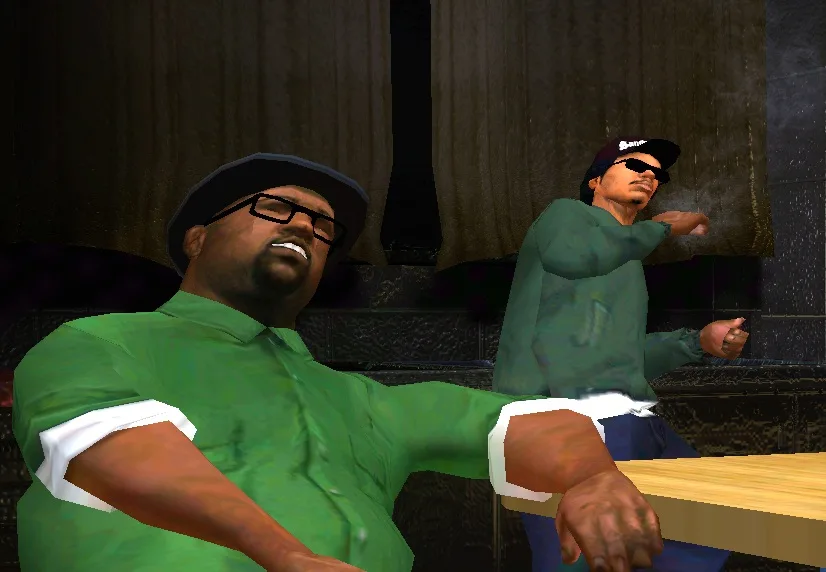 Райдер и Биг Смоук из GTA San Andreas