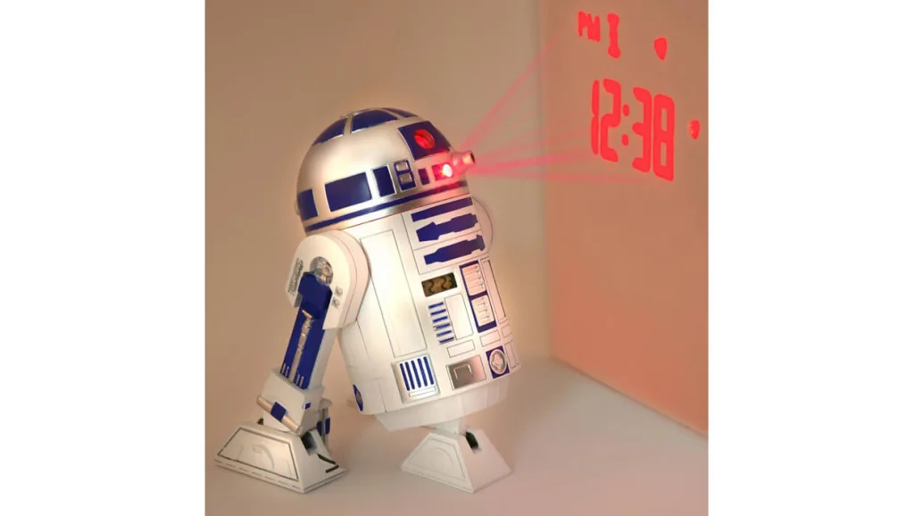 Часы с проектором в виде R2-D2