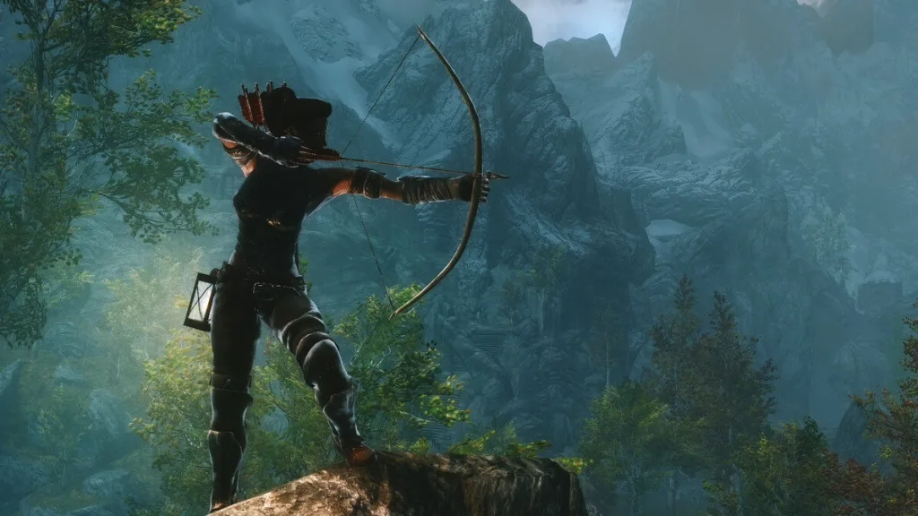 Skyrim: Скрытный лучник, замедляющий время (2011)