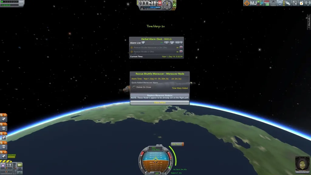 Kerbal Alarm Clock