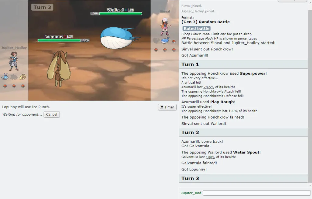 Pokemon Showdown