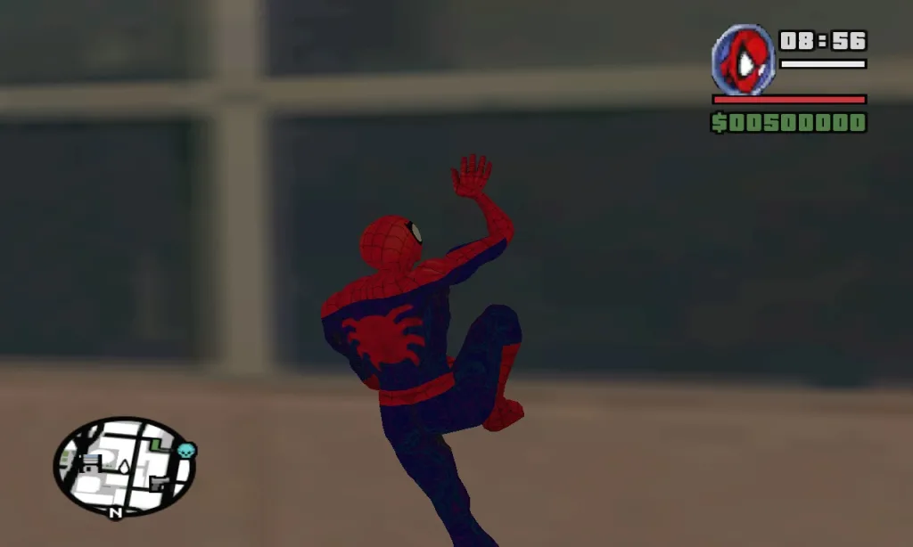 Grand Theft Auto: San Andreas Marvel Spider man Mod