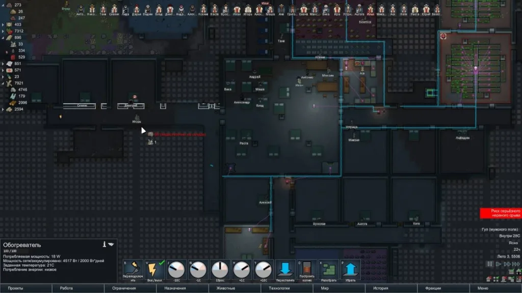 Самые опасные расы в игре RimWorld