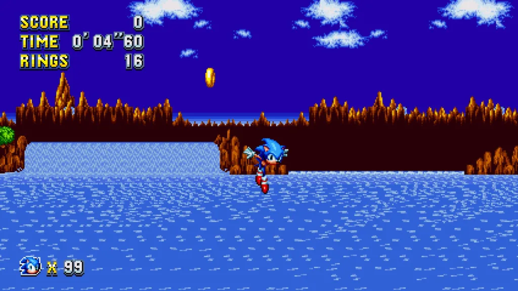 Sonic Mania Falling with style