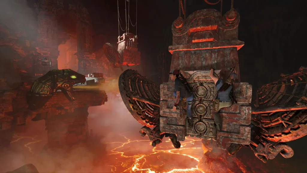 DLC Shadow of the Tomb Raider "The Forge" (Плавильня) сталкивает Лару с лавой