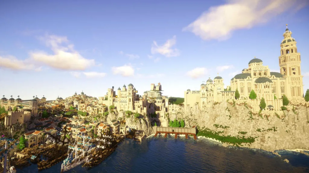 Средиземье в Minecraft