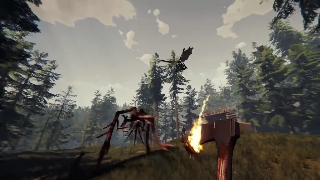 Бесплатное обновление для The Forest добавляет дельтапланы, арбалеты и больше монстров