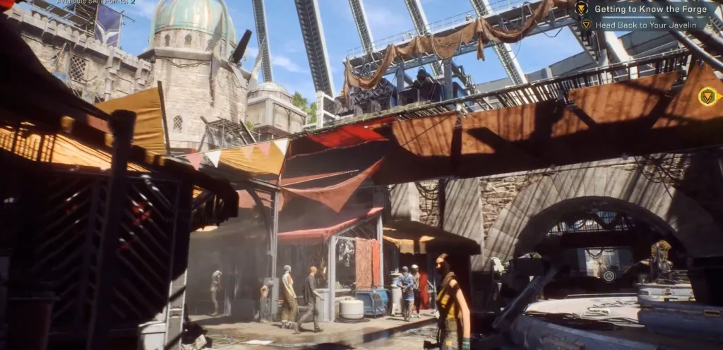 Тур по городскому хабу Anthem в новом стриме от разработчиков