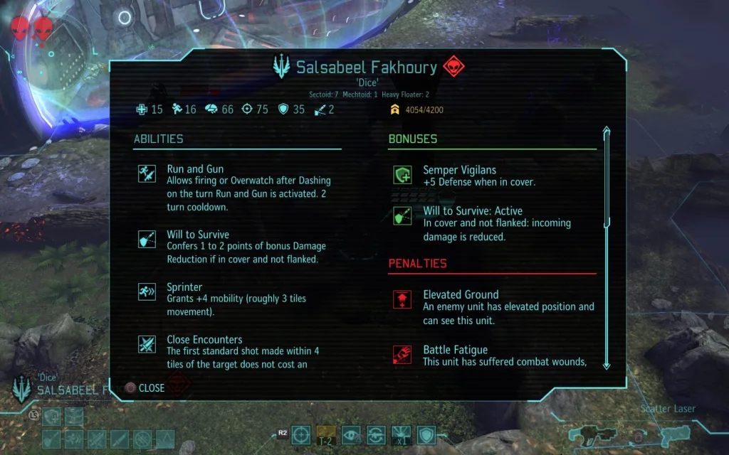 Enhanced Tactical Info