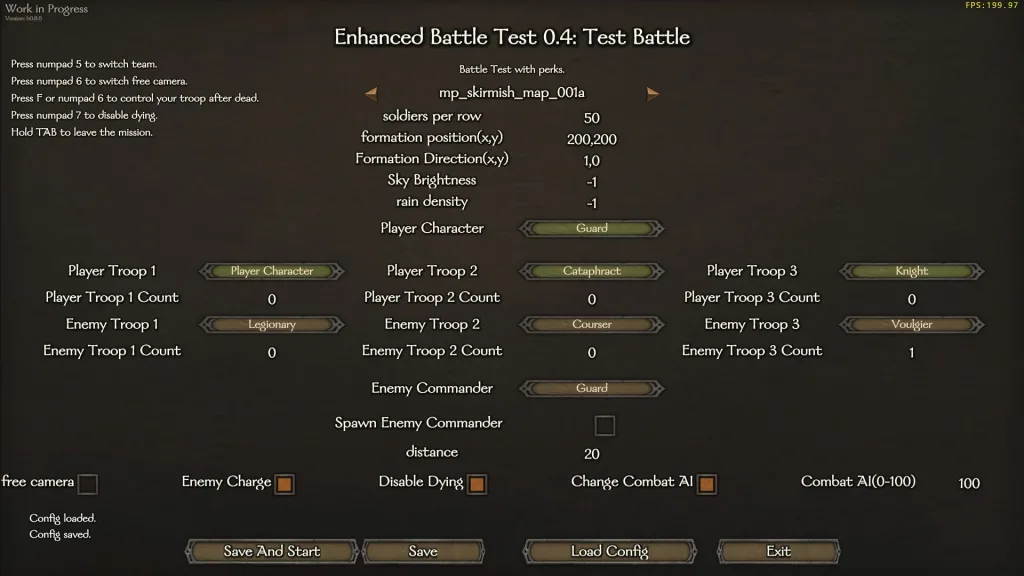 Enhanced Battle Test