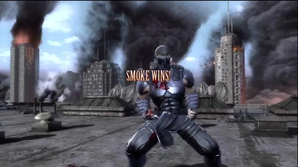 Смоук остается человеком – Mortal Kombat 9