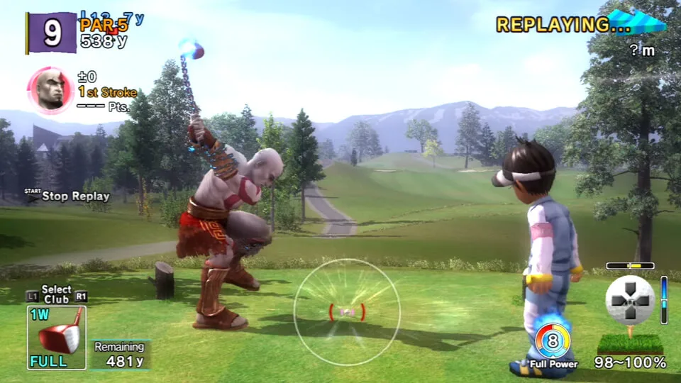 Кратос – Everybody's Golf