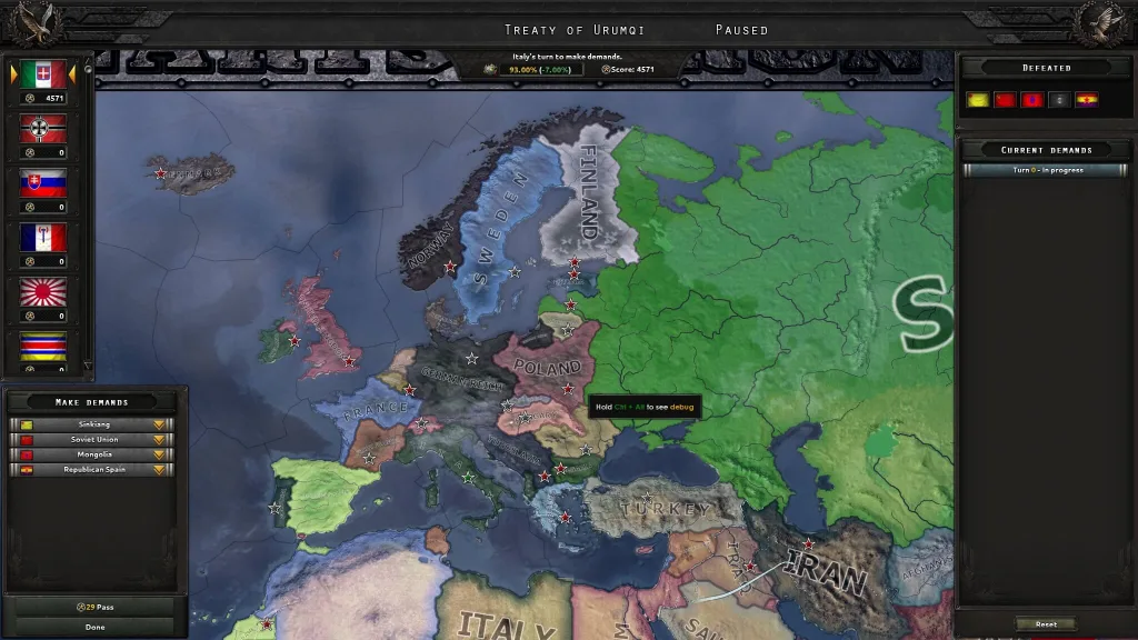 Player-Led Peace Conferences