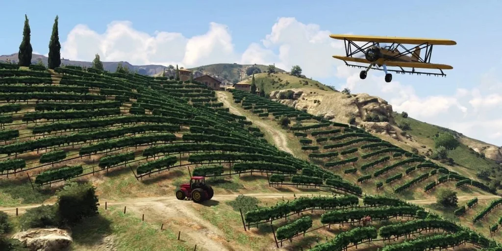 Виноградники Мэрлоу (возможный прототип — The Malibu Rocky Oaks Estate Vineyard)