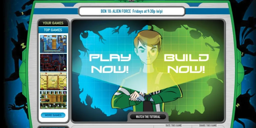 Ben 10 Alien Force Game Creator