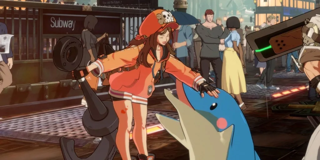 Боевой якорь и водные питомцы Мэй – Guilty Gear