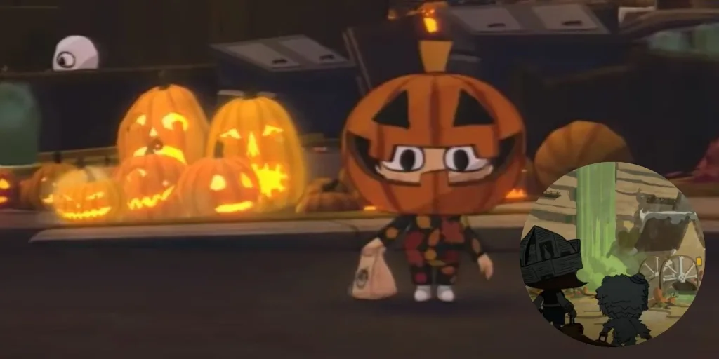 Пошаговая игра с подтекстом Trick-Or-Treating: Costume Quest (Grubbins On Ice)