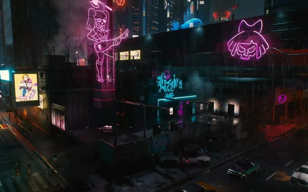 Бар Лиззис - Cyberpunk 2077