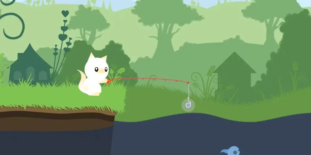 Cat Goes Fishing