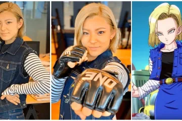 Боец ММА превосходно косплеит Андроид 18 из Dragon Ball