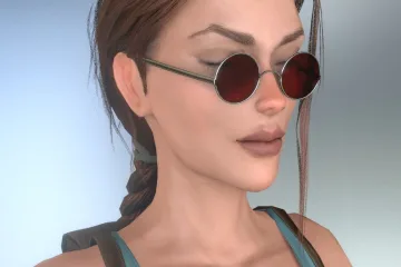 Обновленная версия 3D-модели Лары Крофт