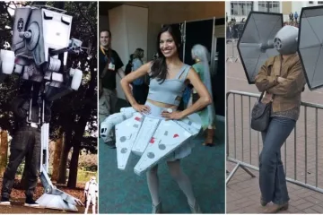 Косплееры изображают технику из Star Wars