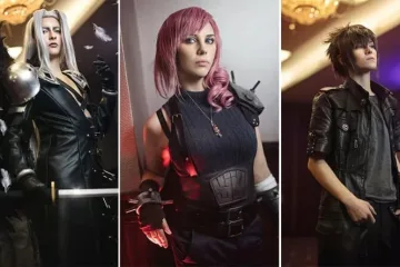 Косплеи на сходке фанатов Final Fantasy