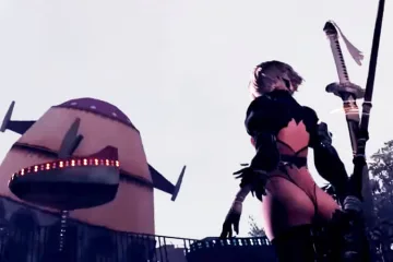 NieR: Automata 2B partially nude