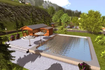 Construction Simulator 2015 Swimming Pool