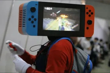Косплей для головы в виде Nintendo Switch