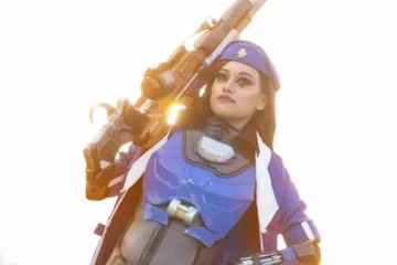 Капитан Амари из Overwatch, с отчетом за работу