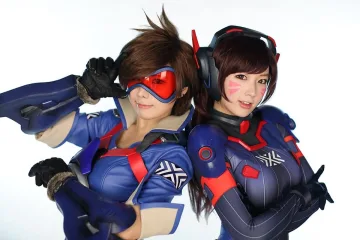 Косплей Overwatch в стиле киберспорт
