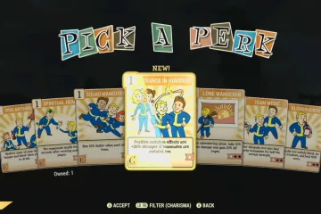 Fallout 76: перки будут работать по-новому