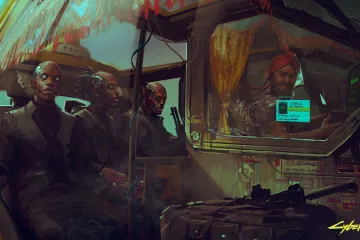 Показаны новые примеры концептуальной графики Cyberpunk 2077