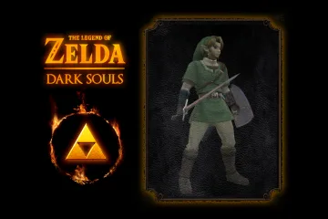 Герой Link в превосходном моде Dark Soul: воспроизведены внешность, аудио и анимация