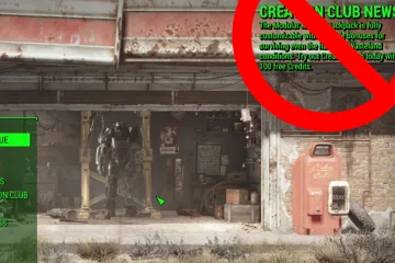 Мод, удаляющий новости «Клуба Творчества» из главного меню Fallout 4 достаточно популярный