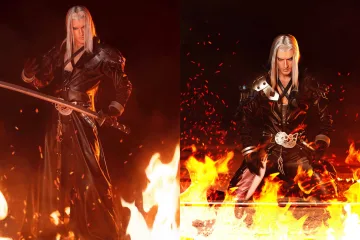 Косплей на восставшего из пламени Sephiroth