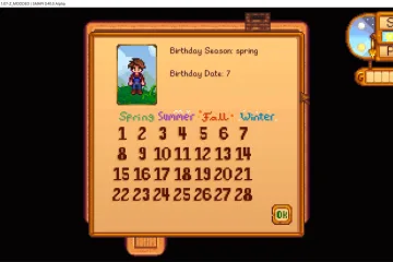 Мод «Happy Birthday 2 You» для Stardew Valley