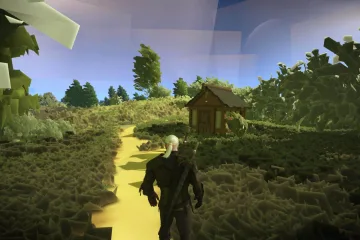 The Witcher 3 становится абстрактной благодаря этому графическому моду