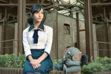 Ягненок Колумбии: милый косплей Элизабет из Bioshock Infinite!