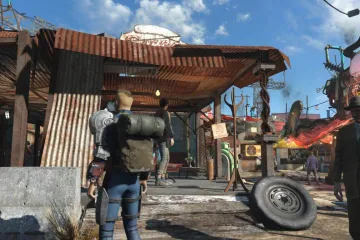 Переносные рюкзаки добавили модом в Fallout 4