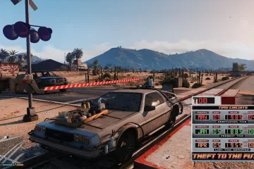 Мод "Назад в будущее" для GTA V, который позволяет вам путешествовать во времени