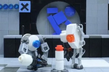 Portal 2 был воссоздан из Lego с использованием кукольной анимации